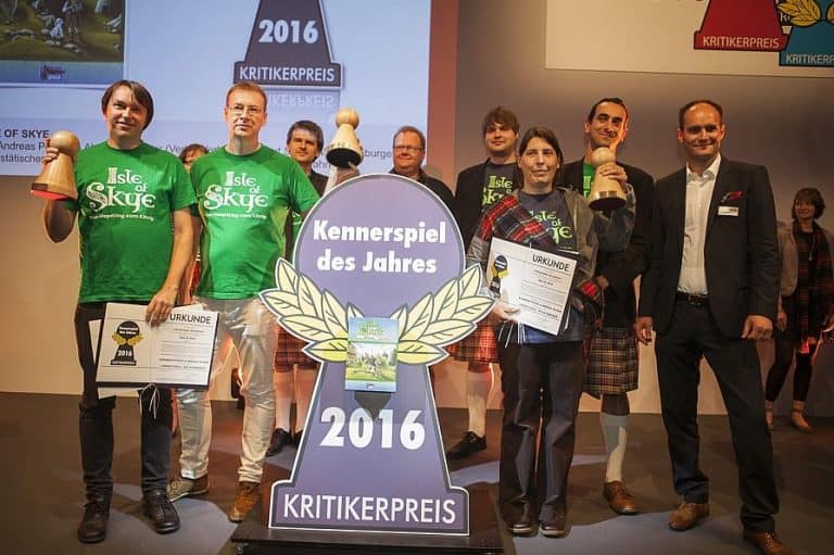 Preisverleihung Presiverleihung Kennerspiel des Jahres 2016 Isle of Skye